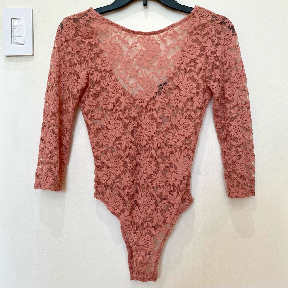 Lace Mesh Bodysuit